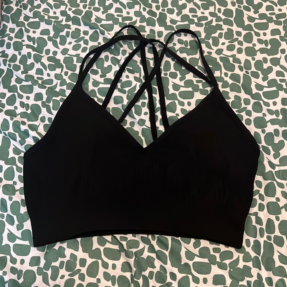 Aerie strappy ribbed bralette